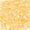 sourcing map Paillettes sfuse 2800 pezzi con retro argentato a forma di coppa, per la creazione di gioielli, artigianato, cucito, giallo AB