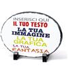 VENEZIANO Gruppo Veneziano - Pietra Personalizzata , Personalizza ora la tua Pietra , in dotazione piedini per il supporto - 100% Made in Italy.