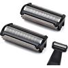 CVMGO Testine di ricambio per rasoio elettrico Philips Body Groomer, 2 pezzi, compatibile con rasoio elettrico Philips Bodygroom