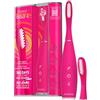 FOREO issa 4 Spazzolino elettrico sonico 4-in-1 ricaricabile con testina extra per 12 mesi, setole morbide, testine sostituibili, pulizia denti, sbiancante denti, pulizia ultra-igienica