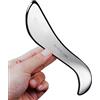 AnTiexi-03 - Attrezzi per massaggio in acciaio inox Gua Sha per la mobilitazione dei tessuti molli, fisioterapia per schiena, gambe, braccia