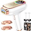 NIKYJM Epilatore Luce Pulsata con 6.8 cm² Grande Calibro, 3 in 1 HR/SC/RA, 9 Livelli di Energia, Epilatore a luce pulsata IPL per Donne/Uomo/Ascelle/Gambe/Corpo