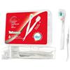 KUGUAN Mini spazzolino da denti usa e getta da viaggio con dentifricio, portatile, per lavoro o viaggi, menta (menta piperita, 20)