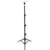 Aramox Kit di Montaggio Treppiede per Mini Parabola, Treppiede in Lega di Alluminio Regolabile in Altezza da 20-51 Pollici con Piedini in Gomma Antiscivolo, Adattatore per Mini Parabola
