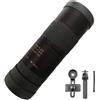 SageFurned Monocolo HD da campeggio con zoom 10-300x e visione notturna in condizioni di scarsa illuminazione, telescopio portatile portatile per avventure all'aperto, compatibile con fotocamera smartphone