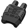 Q-BAIHE Night + Day Dual Purpose Infrarossi Visione Notturna 980ft/300m Infrarossi Occhiali Gamma Camera IP56 Impermeabile 4X Zoom Binocolo