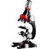 OEUVREBY Microscopi con Accessori per Laboratorio Scienza Educazione Natale Nero