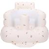 AirSwim Seggiolino gonfiabile, seggiolone gonfiabile con pompa integrata | Seggiolone gonfiabile per bambini dai 3 mesi in su, sedia da pavimento per imparare a sedersi, Palying, campeggio, tulipano