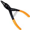 BETA - Pinza Becchi Diritti per Anelli Seeger Esterni su Alberi con Manici in PVC Antiscivolo, Pinza Professionale per Montaggio e Smontaggio Anelli Elastici Officina Meccanica, 225 mm, 1036 225