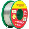 ROTHENBERGER Industrial Stagno per elettronica senza piombo 200 g | Ø 1 mm | Composizione: Stagno 99%, Rame 1% | 1000002550