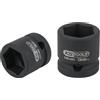 KS Tools 515.0067 Bussola esagonale 1/2 per avvitatori ad impulsi, extra corta, 19,0 mm