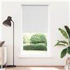 vidaXL Tenda a rullo oscurante bianca 110x230cm larghezza tessuto 105,7cm poliestere
