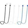 Merkloos Cavo magnetico per cuffie - antiperdita - confezione da 3 - nero, bianco, blu - silicone
