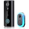 OEM Videocitofono wireless con visione notturna, HD, riconoscimento facciale PIR, suoneria, audio bidirezionale