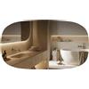 Rea Specchio Rea Top-4 100X60 Led Trasparente