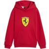 PUMA Felpa con cappuccio in pile Scuderia Ferrari ColouRosso Shield per ragazzi, Accessori, 15-16Y