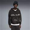 PUMA Felpa con cappuccio e zip unisex, Accessori, Nero, S