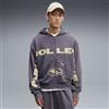 PUMA Felpa con cappuccio e zip unisex, Accessori, Grigio, S