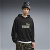 PUMA Felpa con cappuccio dal taglio morbido Essentials Elevated No. 1 da uomo, Abbigliamento, Nero, S