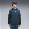PUMA Felpa con cappuccio a blocchi di colore Essentials per ragazzi, Abbigliamento, Blu, 15-16Y