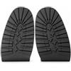 HERCHR Riparazione di scarpe Sostituzione del tallone in gomma, Mezze suole in gomma Sostituzione della protezione del fondo della scarpa Cuscinetti per scarpe per tacchi (black heel)