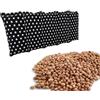 Edel Living Grande cuscino rilassante con noccioli di ciliegia, cuscino termico per collo, schiena e arti, nero