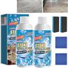 homomdy Stone Stain Remover, Stone Crystal Plating Agent, lucidante e rivestimento per pietra, rimozione delle macchie con detergente per marmo, sbiancante per rivestimenti in cristalli di pietra (2 pezzi)