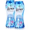 Lenor Unstoppables - Profumo per bucato fresco aprile, 210 g, confezione da 2 pezzi, fiori primaverili, patchouli e legno di cedro bianco