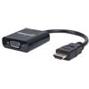 Manhattan Adattatore Manhattan HDMI -> VGA St/Bu schwarz Blister [151436]