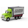 Driven by Battat - Camioncino per consegne, 18 cm - Camion contenitore giocattolo con luci e suoni - Piccolo veicolo giocattolo per container navali - Parti mobili - 3 anni +