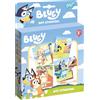 Totum TM ESSENTIALS BLUEY Set di timbri a Punti: con Diversi Colori e Motivi/Facile da Usare, Perfetto per Piccoli artisti, Divertimento e creatività