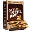 IN THE RAW Unrefined Sugar Made from Sugar Cane, 200 Packets/Box, Sold as 1 Box