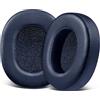 SOULWIT Cuscinetti Auricolari Ricambio per Skullcandy Hesh 3/ANC/Evo & Crusher Wireless/540/ANC/Evo & Venue ANC Over-Ear Cuffie, Padiglioni con Morbida Pelle Proteica, Schiuma Antirumore
