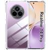 Rojeuinn cover per Realme 14 Pro 5G,Softshell in TPU ultrasottile e altamente trasparente, rinforzato ai quattro angoli, antiurto, anticaduta, anti-impronta, antivegetativo -Trasparente.