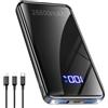 YILANS Power Bank, piccola batteria da 26800 mAh, funzione di ricarica rapida, 22,5 W, USB-C portatile, con display a LED, batteria per iPhone 17, 16, Pro Max 15, 14, 13, 12, Galaxy S25 Edge, per viaggi