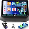 ETLFUCyber Autoradio per Ford Fiesta 2009-2014,2G+64G radio Touchscreen Android da 10 pollici, Audio EQ/Schermo 1280 * 720/Carplay/Android Auto/SWC/Bluetooth 5.0/WiFi