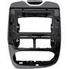 REOKIP Mascherina Autoradio 2 DIN Per RENAULT Per CLIO 2012-2016, GPS, Lettore MP5, Stereo, Pannello Unità Principale, Cornice Cruscotto(9INCH)