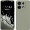 kwmobile Custodia Compatibile con Xiaomi Redmi Note 13 Pro 5G / Poco X6 5G Cover - Back Case per Smartphone in Silicone TPU - Protezione Gommata - verde grigio