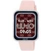 Liu Jo Smartwatch da donna Voice Mini Slim Luxury argento rosa moderno