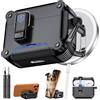 Inesore Dual-Lock Case Compatible with AirPods Pro 3 (Black) | Phone Stand Design, with Carabiner and Cleaning Pen, Automatic Snap Switch Secure Cover for Travel