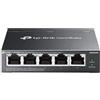 TP-Link Switch di rete gestito Gigabit a 5 porte, PoE+ a 4 porte, controller SDN basato su cloud, gestione remota