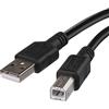 EMOS Cavo di collegamento USB da USB-A a USB-B per stampanti e altre periferiche con connessione USB-B, Hi-Speed 480 Mbps, lunghezza 2 m, nero
