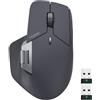 RAPOO MT760 PRO Mouse Wireless, NearLink + Bluetooth 5.0 Multi-Dispositivo, 12K DPI, 2K Polling, Ergo per Lavoro & Gaming, 11 Pulsanti Programmabili, Memoria On-Board, Clic Silenziosi, USB-C, 120