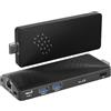 HEIGAOLAPC Mini PC Stick Fanless, Intel Celeron J3455 Quad-Core 1.5-2.3GHz, 4GB RAM 64GB eMMC, Dual Gigabit Ethernet, 4K 60Hz HDMI, WiFi BT 5.0, USB 3.0 x2, Win 10 Pro per applicazioni aziendali, industriali e