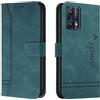Lihondar Cover per Oppo Realme 9 PRO 5G/Realme 9 5G, Custodia Realme 9 PRO 5G/Realme 9 5G Portafoglio, Flip Libro Wallet Case Custodia in Pelle PU, Slot per Schede, con Magnetica a Scatto (Verde)