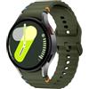 MYAPULUA Cinturino per Samsung Galaxy Watch 7/6/5/4/FE 40mm 44mm,Galaxy Watch 6 Classic 47mm 43mm/Watch 4 Classic 46mm 42mm/Watch 5 Pro 45mm,cinturino sportivo in silicone senza spazio cinturini di ricambio