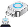 WANWEN Auto Power-Off Fast Charging Adapter, 140W Fast Charging Auto Disconnect Adapter, Smart Auto Stop Charging Adapter, Plug and Play, Prevent Battery Aging, Extend Equipment Lifespan (1pcs)