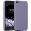 kwmobile Back-cover compatibile con Apple iPod Touch 6G / 7G (6a e 7a generazione) Back Cover Soft Case gommata in morbido silicone TPU - blu lavanda chiaro
