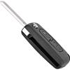 SALPIE Guscio scocca chiave auto di ricambio compatibile con Citroën: C2 dal 2006-2010 C3 2006 Berlingo 2008 Peugeot: 407 dal 2004-2008 (2 TASTI VANO BATTERIA, GUSCIO)