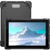 HEIGAOLAPC Tablet PC Esterni Win 11 Pro Rugged Tablet Resistente all Acqua Antishock Polvere, N100 CPU, 8GB RAM 128GB ROM, 10,1 Pollici Scansione di Codici a Barre, 8000mAh, 2 USB 3.2, Type-C, RS232